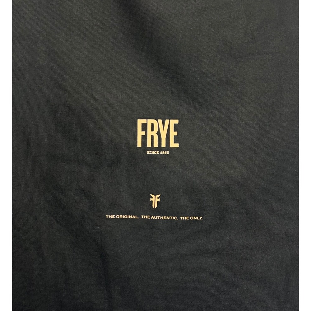 Frye Large Black Cotton Drawstring Dust Bag 23x20 Authentic Storage Accessory